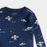 Petit Lem 2pc Pajama Set UFO Print