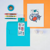 Pico Tatoo Greeting Card & Tattoo - Cat 708