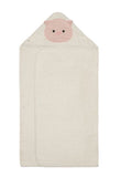 Perlimpinpin TODDLER Hooded Towel Piglet