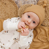 Perlimpinpin Bamboo Knotted Hat Honey Size 1-3 Months