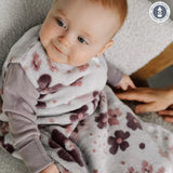 Perlimpinpin Plush Sleep Bag 1.5 TOG Pansies