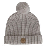 Calikids W2519 Baby Pompom Knit Winter Hat NEWBORN Moonbeam