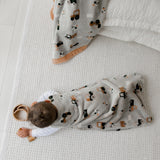 Perlimpinpin Plush Sleep Bag 1.5 TOG Tractors