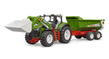 Bruder 03452 Roadmax Tractor with Frontloader and Rear Tipper