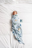 Loulou Lollipop Muslin Swaddle - Magical Dragons