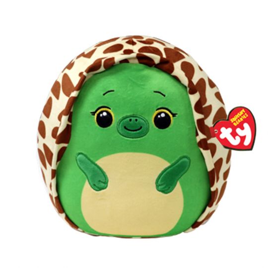 Ty Squish-A-Boo TURBO the Green Turtle 10