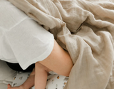 Perlimpinpin Cotton Muslin Swaddle Sand