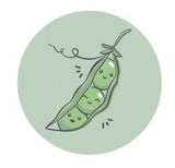 B'Oranic Sleeper 2-way zip Green Lily Peas