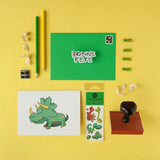 Pico Tatoo Greeting Card & Tattoo - Dinosaur 703