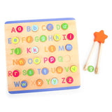 Educational Insights 1405 ABC & Letter Sounds Wooden Puzzle
