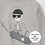 Miles the Label - KIDS' Skeleton Crew Glow In the Dark Grey Mix