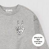 Miles the Label - KIDS' Skeleton Crew Glow In the Dark Grey Mix