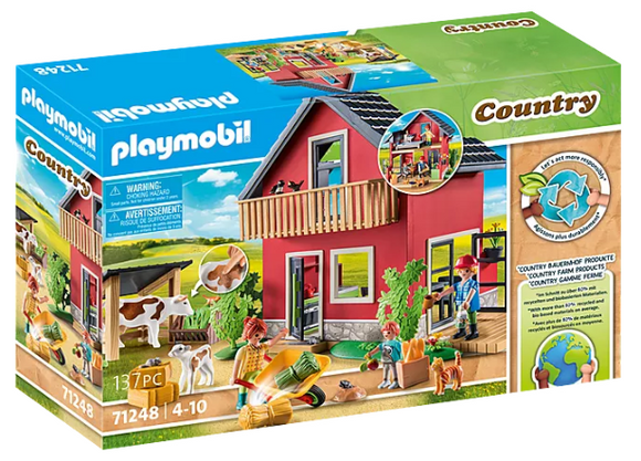 Playmobil 71248 Country Farmhouse with Outdoor Area