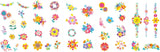 Avenir Nail Stickers and Tattoos - Flower