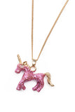 Great Pretenders 86150 Glitter Pink Unicorn Necklace & Ring Set