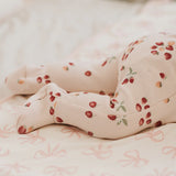 Petit Lem Sleeper Strawberry Print