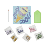 Ooly Razzle Dazzle DIY Gem Art Kit - Cool Cream