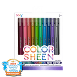 Ooly Color Sheen Metallic Colored Gel Pens - Set of 12
