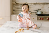 Loulou Lollipop Long Sleeve Bib - Seashells