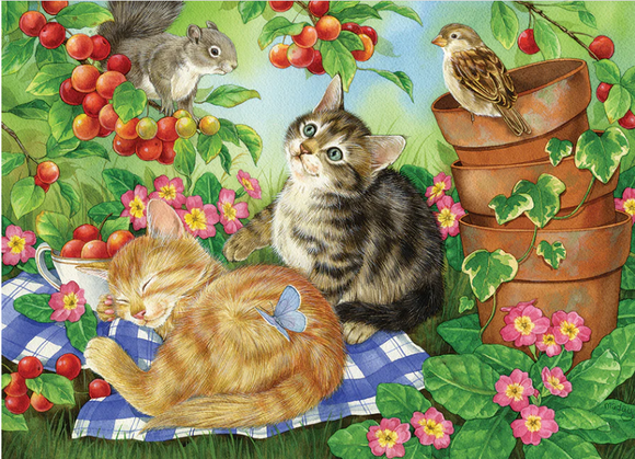 Cobble Hill 350pc Puzzle 47039 Under the Cherry Tree
