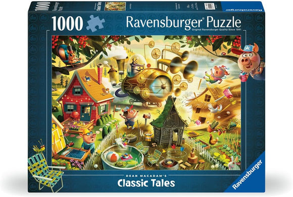 Ravensburger 1000pc Puzzle 12001004 Look Out Little Pigs!