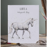 Birthday Card Magical Day Unicorn