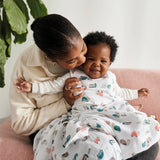 Perlimpinpin Cotton Muslin Swaddle Turtles