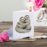 Gift Enclosure Card - Little Card Big Hug Sloth