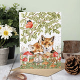 All Occasion Card - 'Under the Oak Tree' Fox