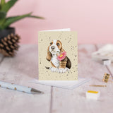 Gift Enclosure Card - Just For You Bassett Hound