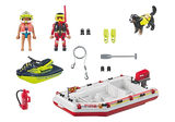 Playmobil 71464 Action Heroes Fireboat with Aqua Scooter