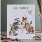 Birthday Card Woodland Animals