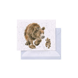 Gift Enclosure Card - In My Footsteps Bear