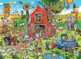 Cobble Hill 1000pc Puzzle 44509 DoodleTown: Farmyard Folly