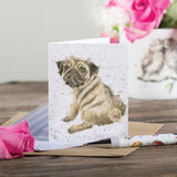 Gift Enclosure Card - Pug Love