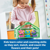 Learning Resources 3605 Growing Greenhouse Color and Number Playset