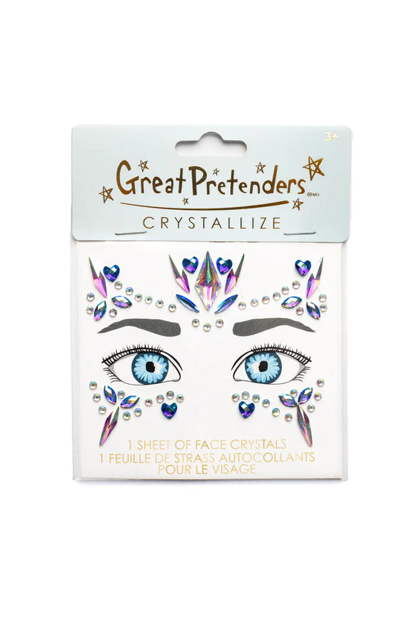 Great Pretenders 87657 Face Crystals - Ice Princess
