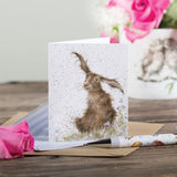 Gift Enclosure Card - Harebells Hare