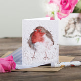 Gift Enclosure Card 'Jolly Robin' Robin
