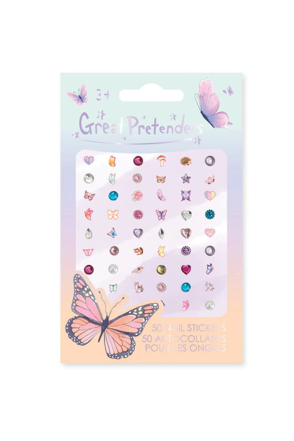 Great Pretenders 87706 Butterfly Nail Stickers