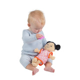 Manhattan Wee Baby Stella Light Beige Doll with Black Buns