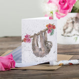 Gift Enclosure Card - Hanging Around Sloth