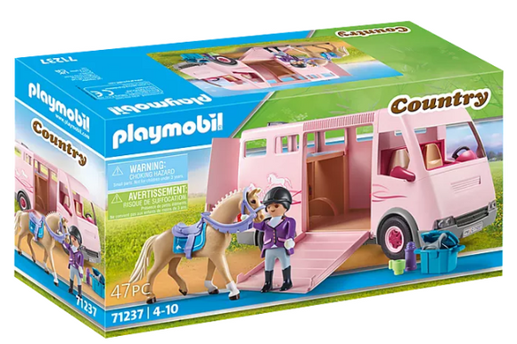 Playmobil 71237 Country Horse Transporter with Trainer