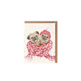 Gift Enclosure Card - 'Snug as a Pug' Pug