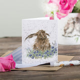 Gift Enclosure Card - Bright Eyes Hare