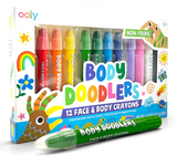 Ooly Body Doodlers Face & Body Crayons 12pc