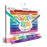 Ooly Switch-eroo Sparkle Glittery Color Changing Markers 12pc