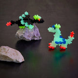 Plus-Plus - Tube Glow Dragons - 100 Pieces