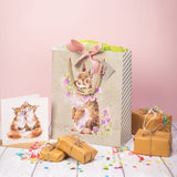 Wrendale Gift Bag (Large) "Head Clover Heels"  - Rabbit