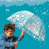 Stephen Joseph Umbrella Clear Colour Changing Mushroom